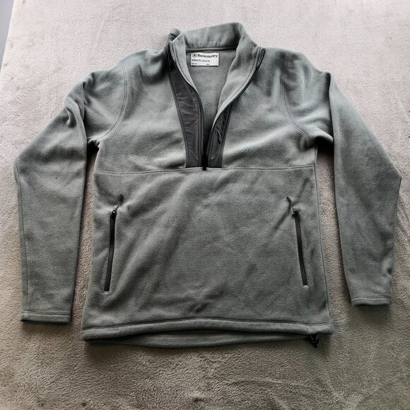 Backcountry Mens Fleece Jacket Large Half-Zip Pullover Cozy Winter Outdoors - Picture 15 of 16